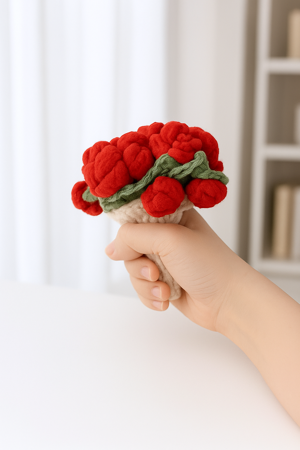 Handmade Crochet Flower Coaster | Crochet Flower Bouquet | Coaster Gift for Her